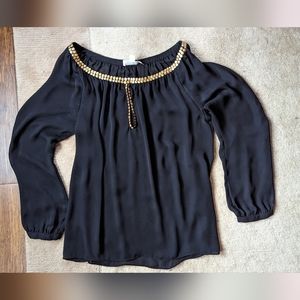 *YARD SALE!* Michael Kors Sequin Black Blouse